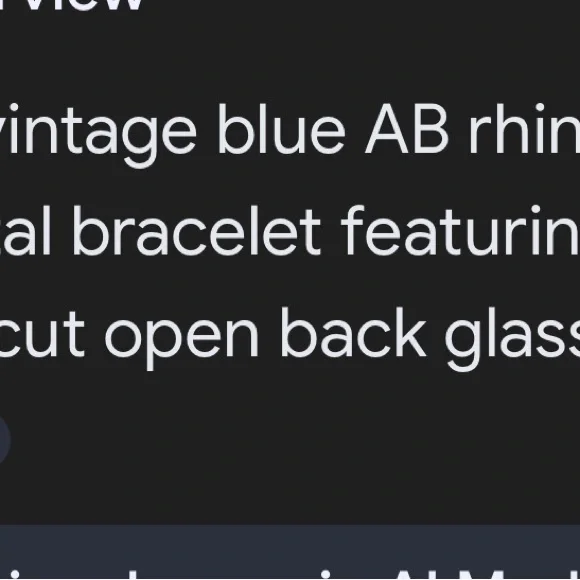 Vintage Chic Silver and Gray Gemstone Bracelet - Picture 8 of 16